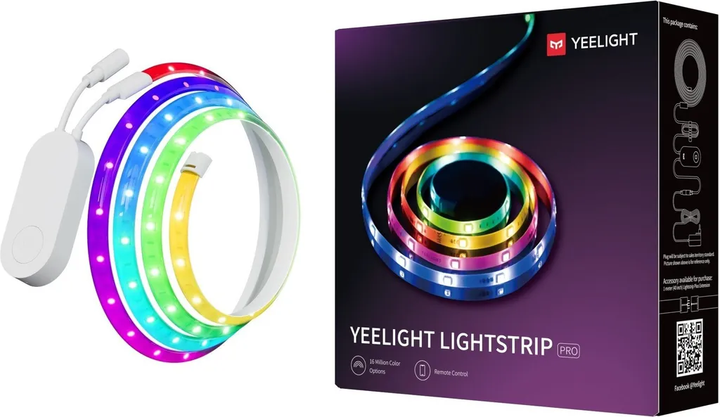 Yeelight Pro LED Strip 2m - Colore Indirizzabile RGB Bluetooth e WiFi