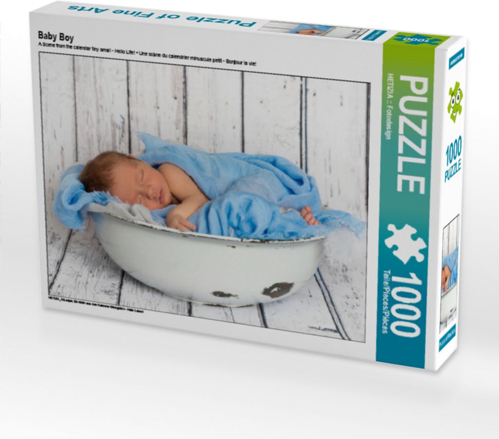 Calvendo Baby Boy 1000 Teile Puzzle quer 640x480mm, :: Fotodesign HETIZIA; 7350520