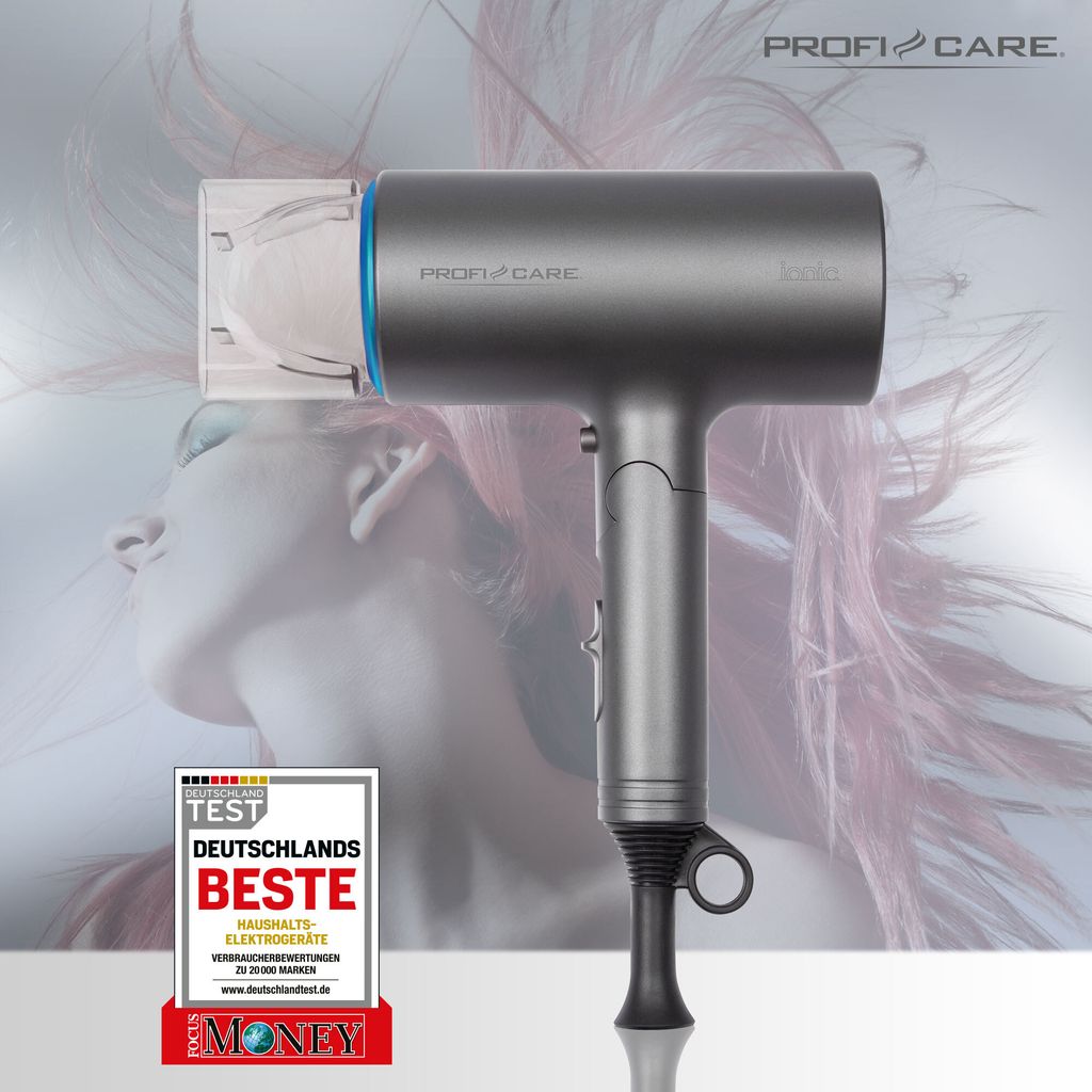 ProfiCare® Haartrockner mit 1600 Watt | Kompakter Föhn | Produktbild 