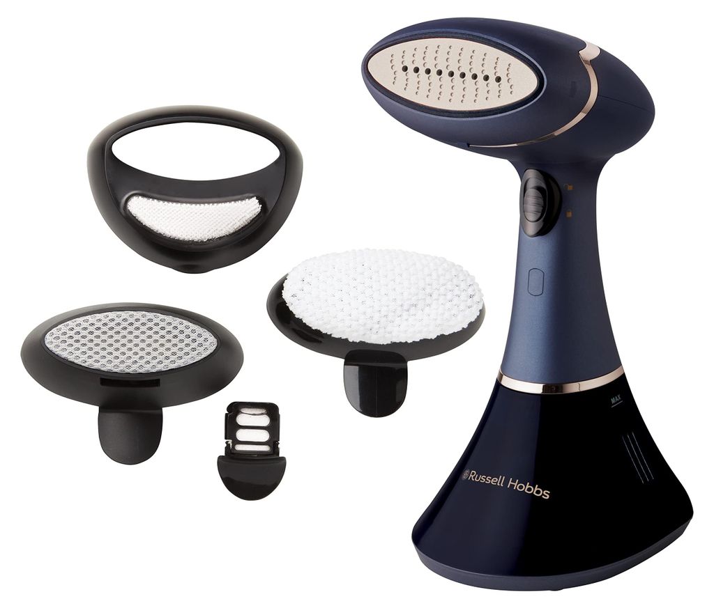 Russell Hobbs Dampfglätter, 3 Aufsätze, 1800W, schnellaufheizend, Reisebügeleisen