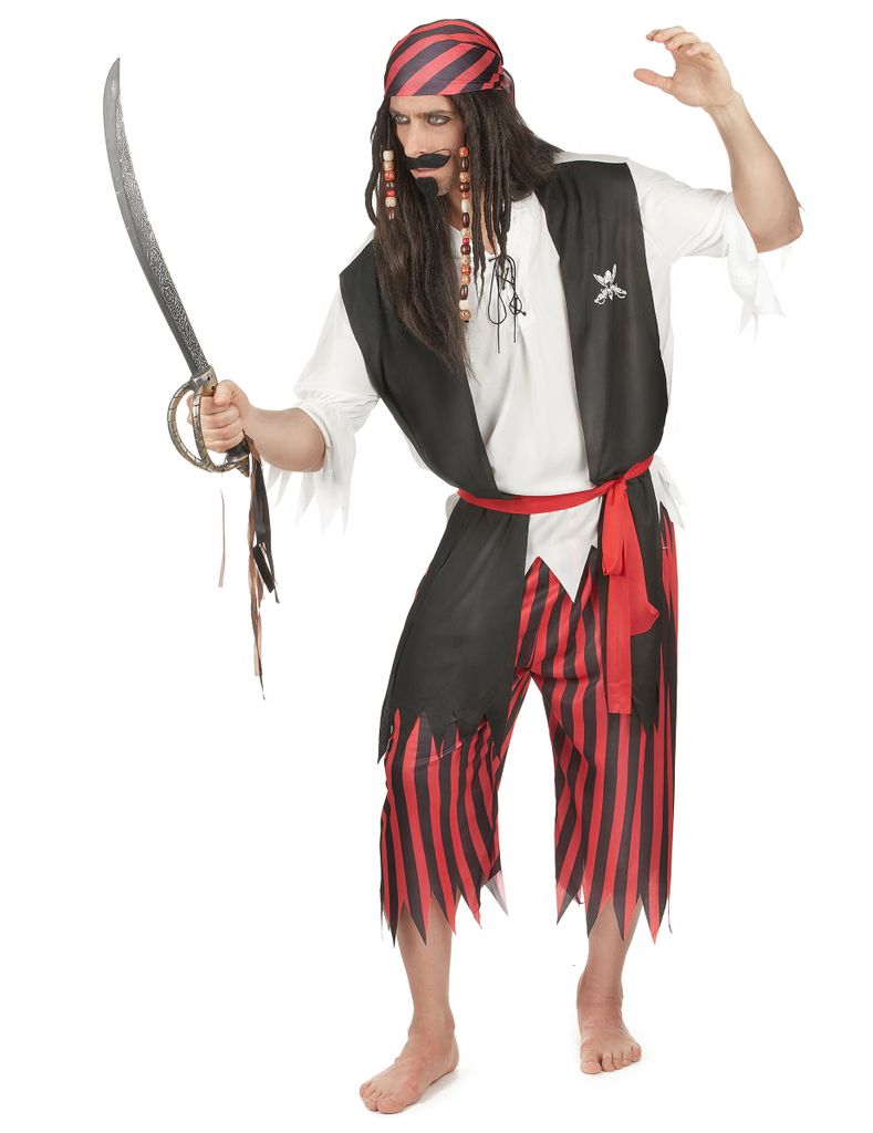 Piratenkostüm Piraten Fasching Herren Kostüm Seeräuber Freibeuter  Verkleidung