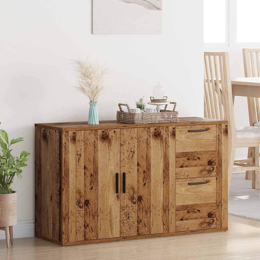 vidaXL Dressoir, gerecycled hout, 100 x 33 x 59,5 cm, Productafbeelding 