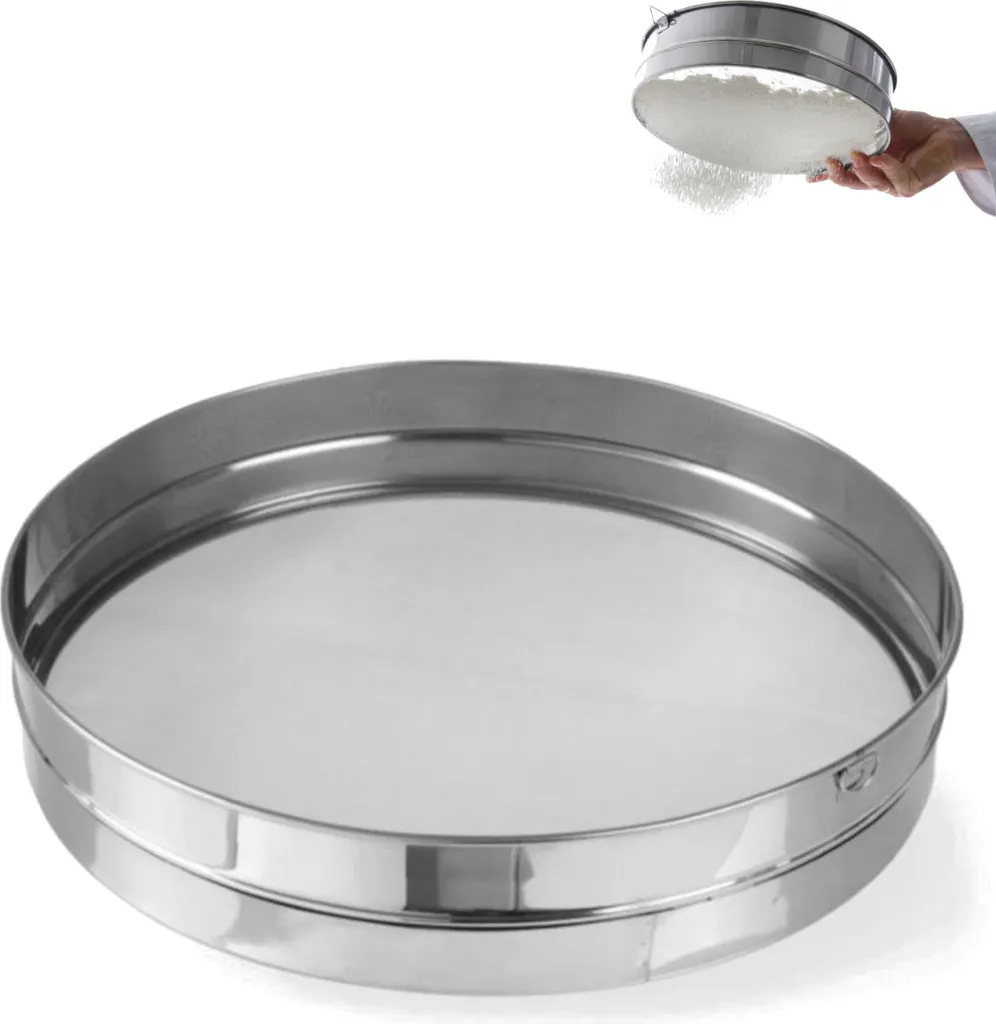 Grand Tamis de Cuisine Circulaire 41cm pour Farine et Semoule - HENDI