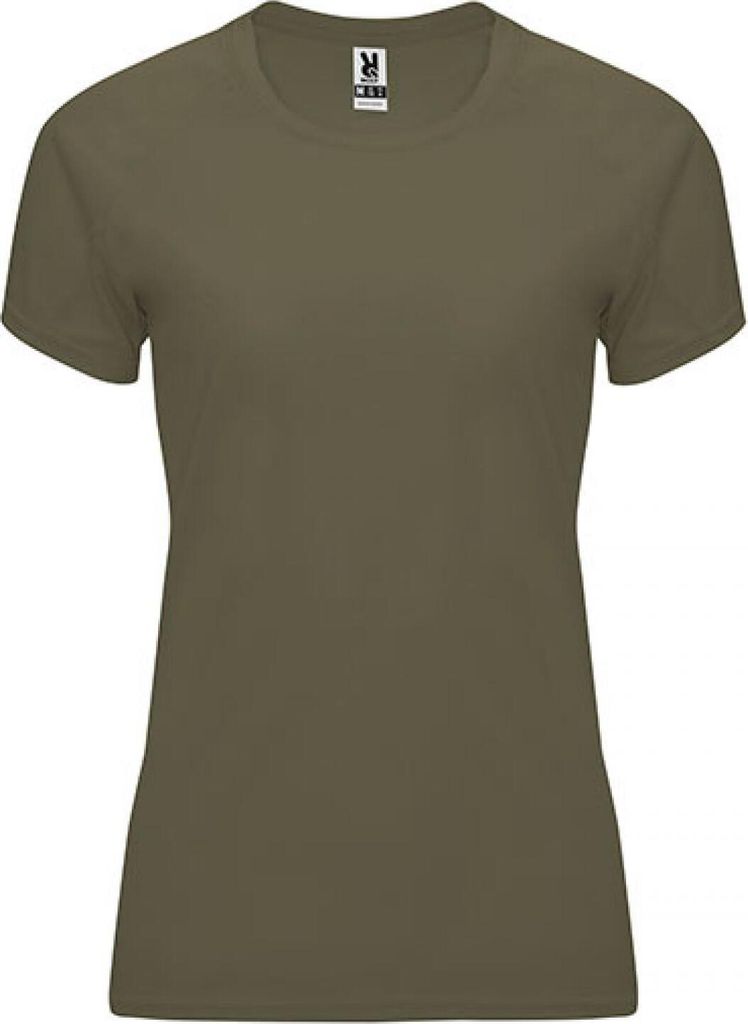 Roly Sport CA0408 | Bahrain Woman T-Shirt mit Raglan-Ärmeln - Farbe: Army Green 15 - Größe: S