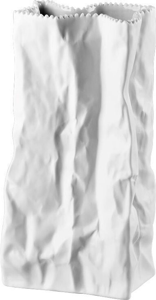 Rosenthal Tütenvase 22 cm Do not litter Weiss matt Image du produit 
