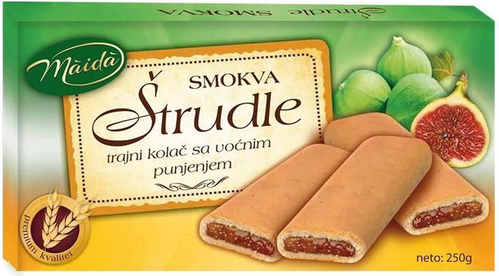 Mäida "Smokva Strudle" Strudelgebäck mit Feigenfüllung 250g