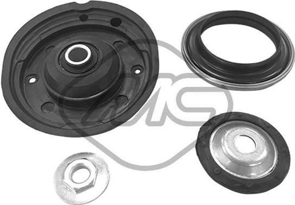 Metalcaucho 5877 Reparatursatz, Federbein-Domlager OE 91510633 kompatibel mit C3, C2