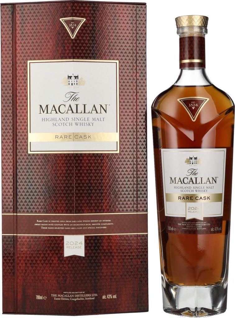 The Macallan Rare Cask Release 2024 43% Vol. 0,7l en boîte Image du produit 