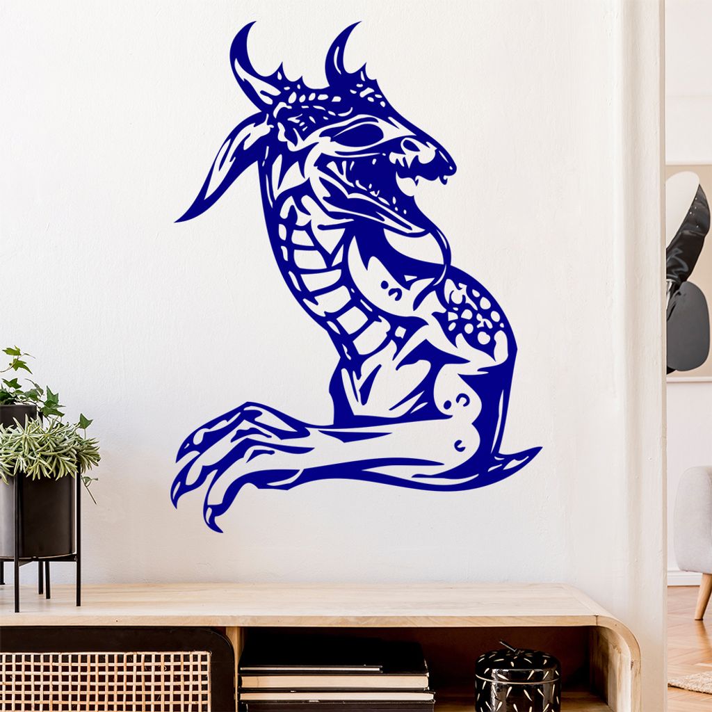 Drachen Klaue Wandtattoo in 6 Größen - Wandaufkleber Wall Sticker - Dekoration, Küche, Wohnzimmer, Schlafzimmer, Badezimmer