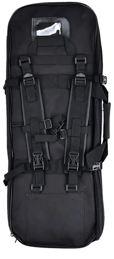 Sac de randonnée militaire polyvalent noir avec système MOLLE externe