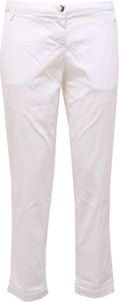 4455AB (NO FOULARD) pantalone donna JACOB COHEN BRIGITTE weiß Hose Frau