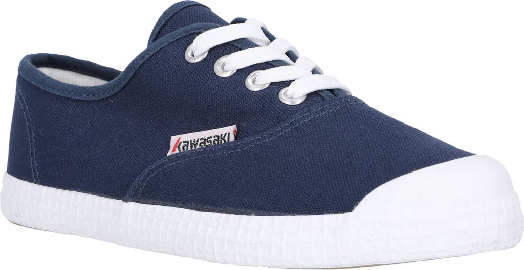Kawasaki Sneaker Base Canvas Shoe met een hoog katoengehalte 2002 Navy 41
