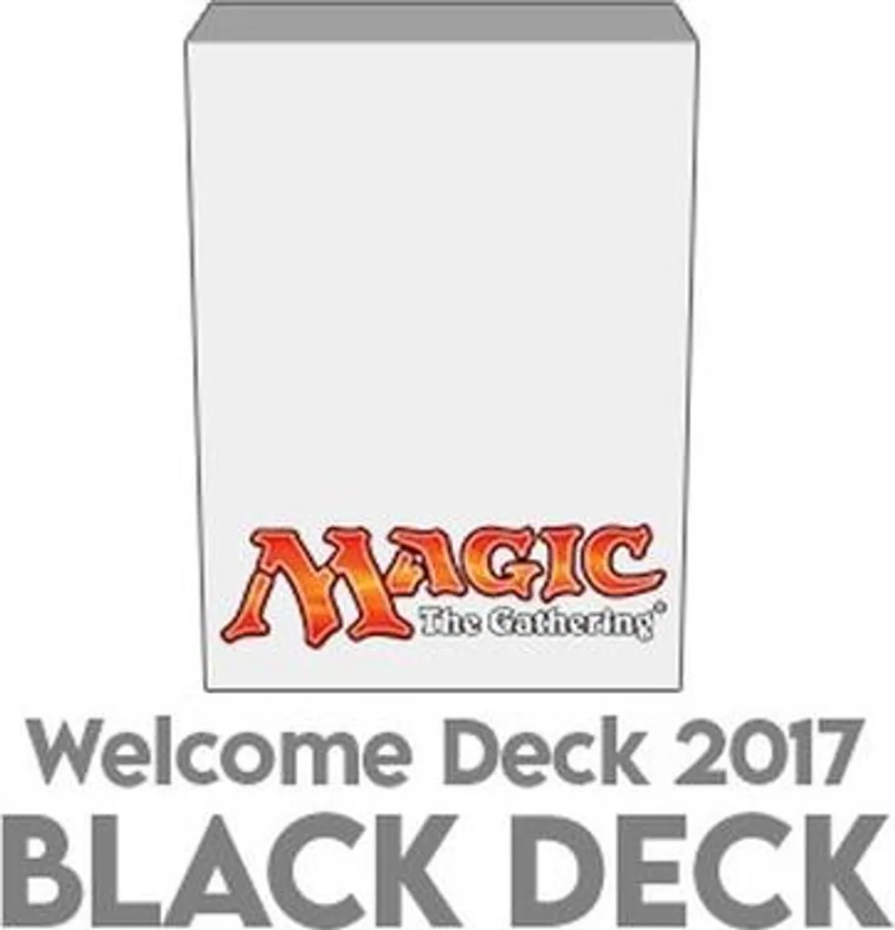 Magic: The Gathering Welcome Deck 2017 Black Deck JCC Jeu de Cartes