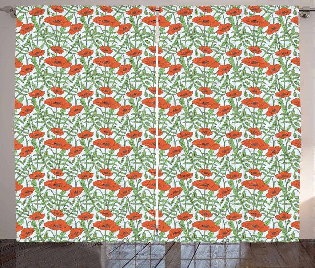 Tenda Floreale Primavera ABAKUHAUS 280x245 cm - Look Moderno Country