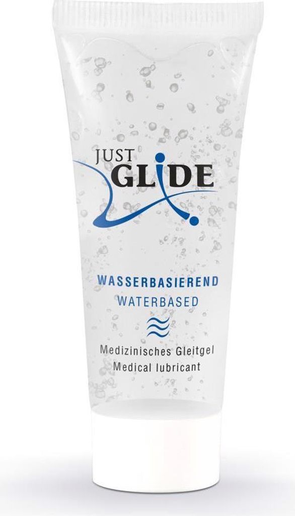 Just Glide Waterbased Gleitgel auf Wasserbasis 20 ml Produktbild 