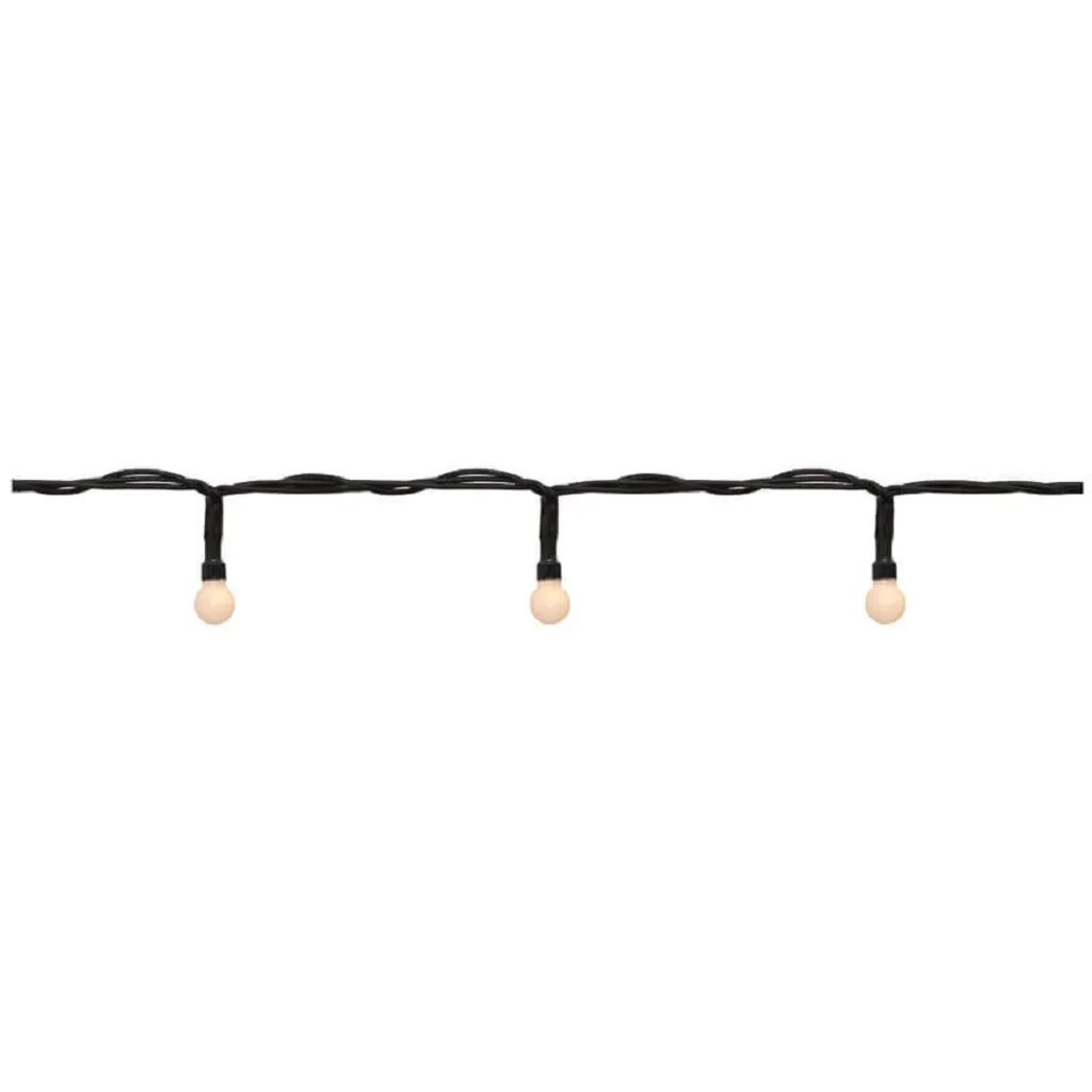 Éclairage extérieur automatique IP44 : guirlande LED 40 diodes à piles