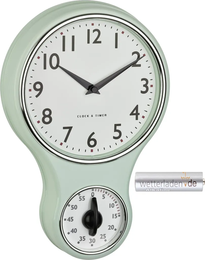 Horloge Murale Lisible et Précise TFA 60.3073.20 pour Petit Espace - 7