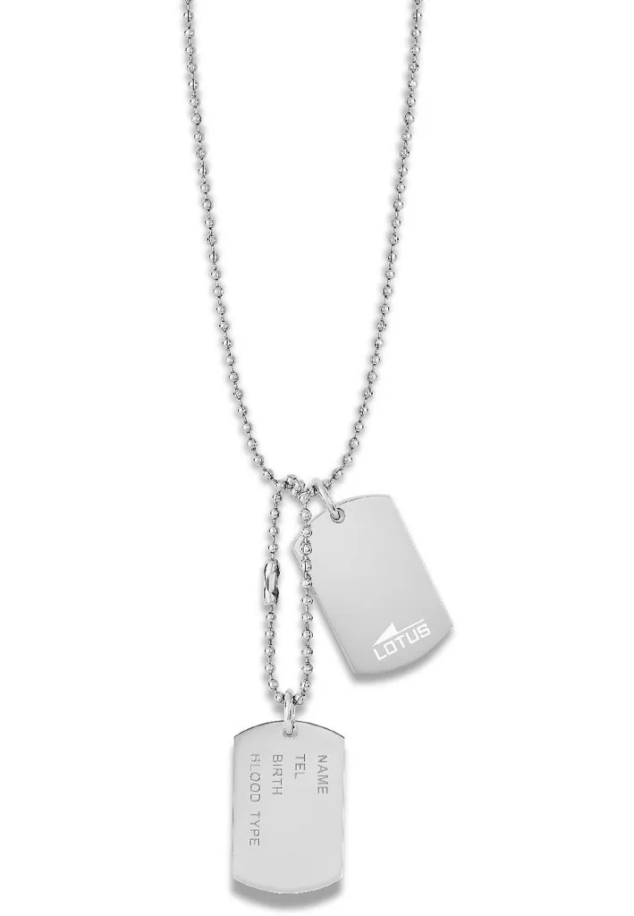 Collier Lotus Style LS2139-1/1 Acier - Collier Homme Robuste et Tendance