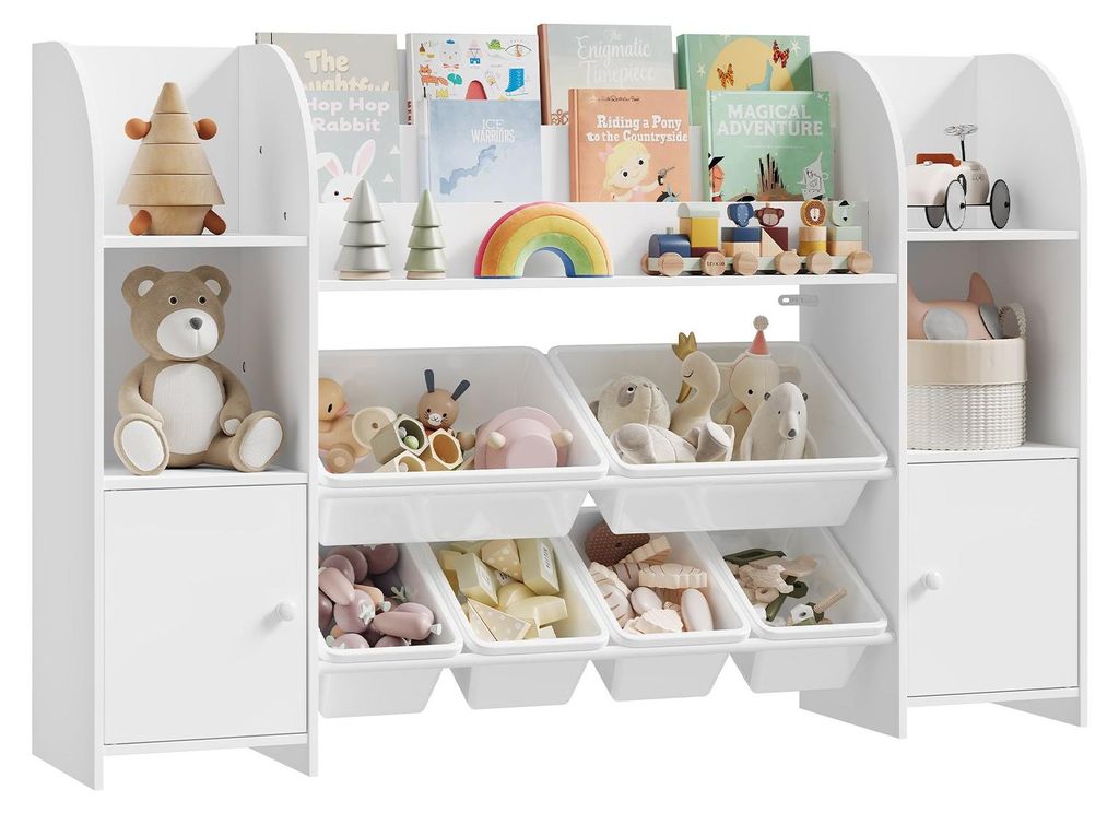 WOLTU Kinderregal Bücherregal aus Holz, Spielzeugregal mit Produktbild 