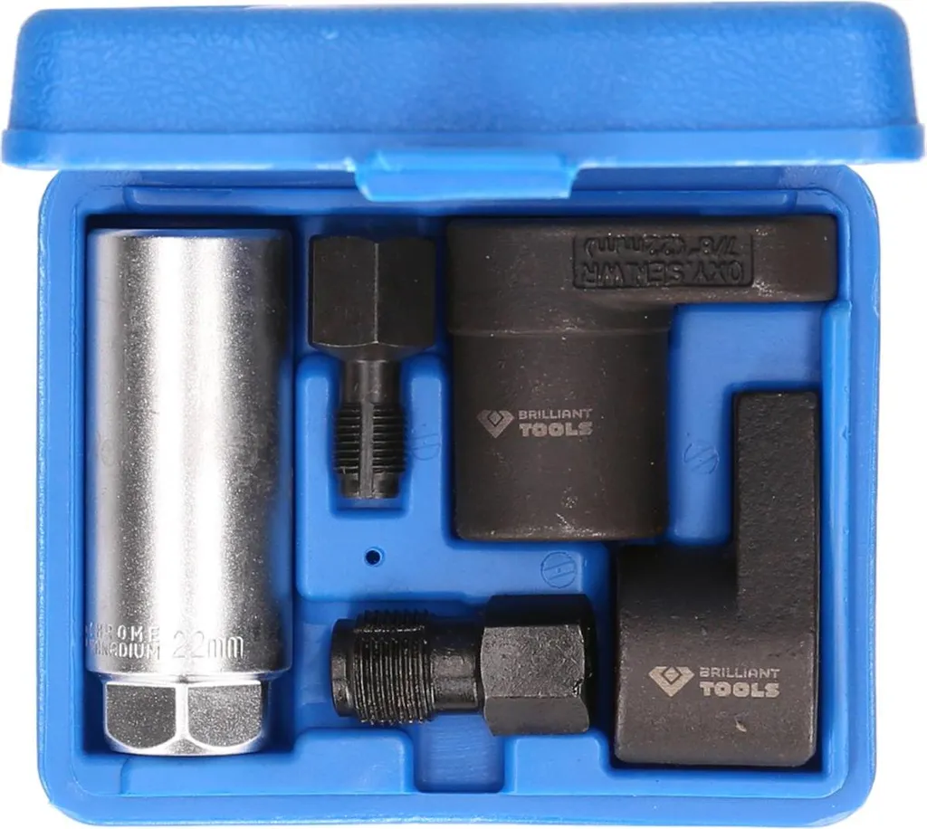 Coffret de douilles spéciales pour sonde lambda et capteur oxygène 5 pcs