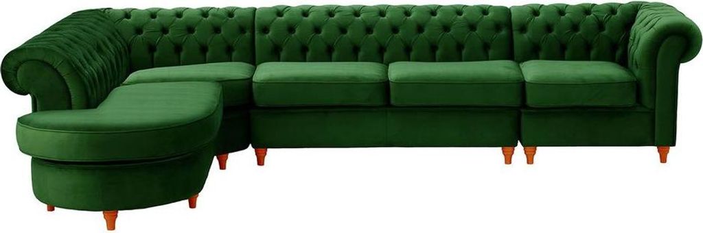 Chesterfield Modul-Ecksofa, links-Velluto 10-aveo