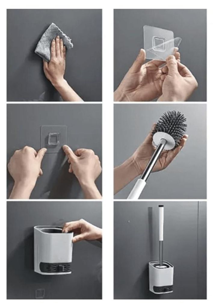 Brosse de salle de bain en silicone Ruhhy 23808 Image du produit 