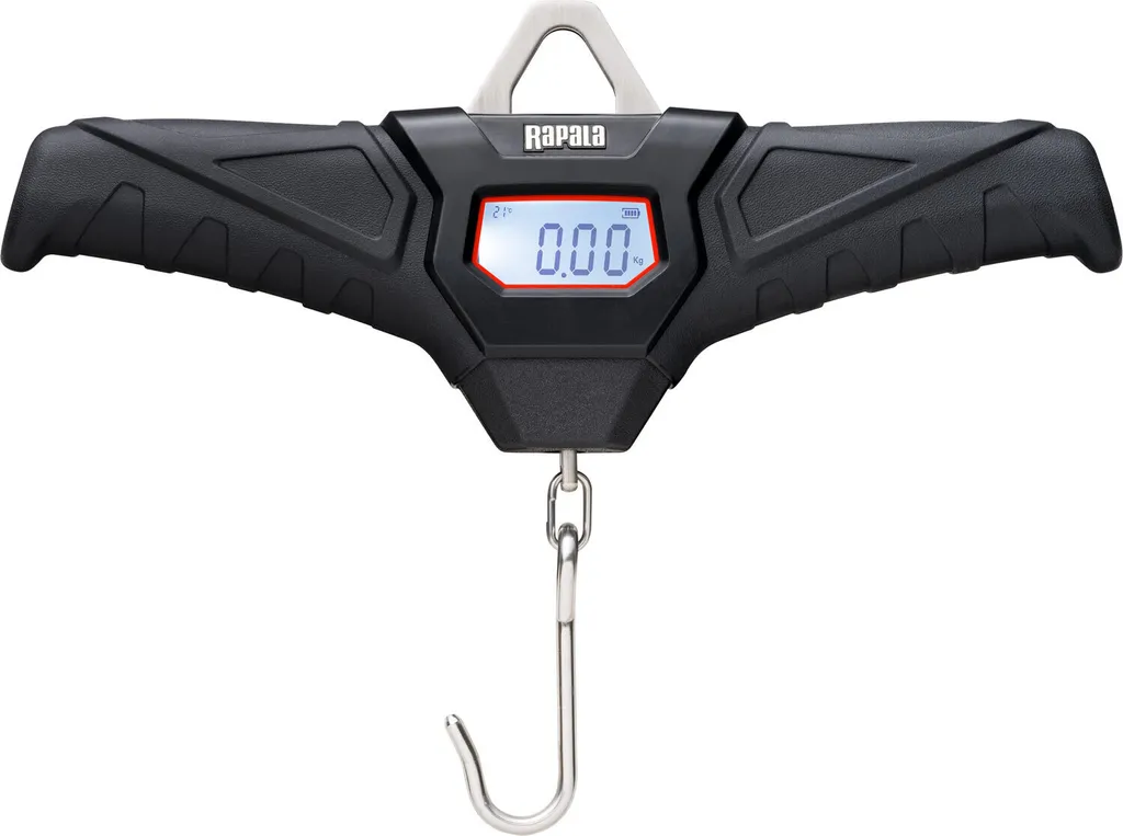 Balance Rapala RCD Magnum Scale 50kg avec Écran LCD et Crochet Inox