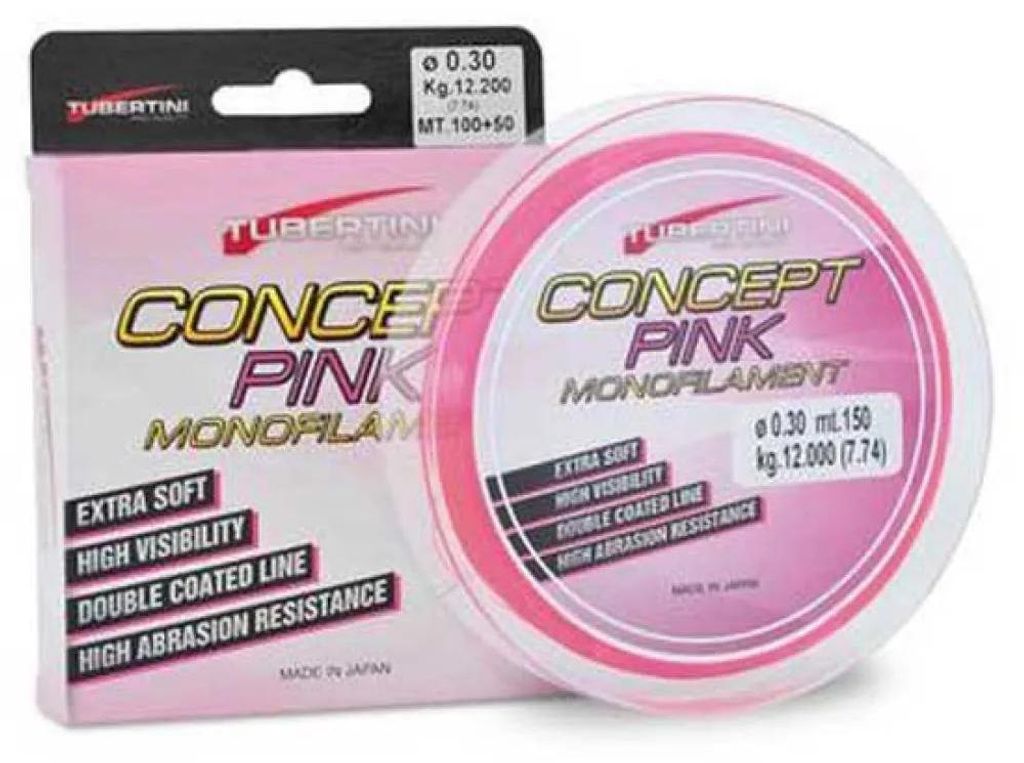 Tubertini Concept Monofile Schnüre 150 M Rosa 0.250 mm Rosa 0.250 mm