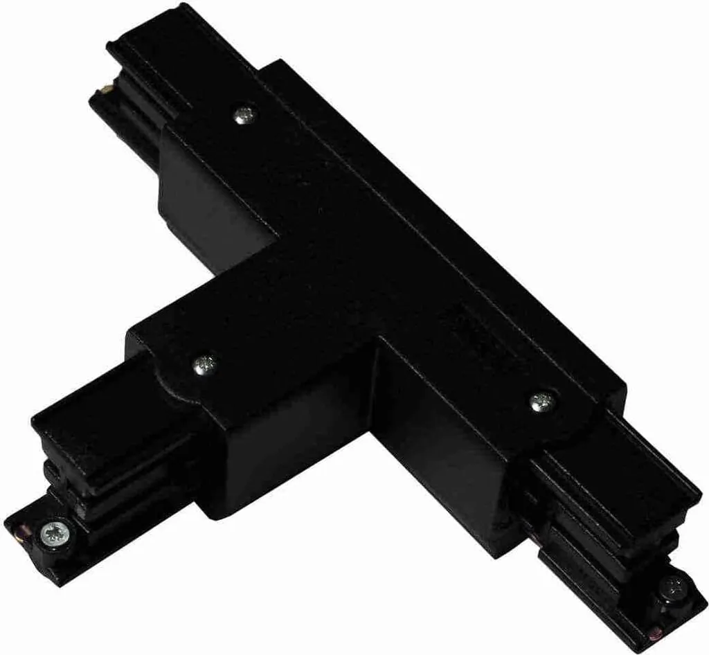 LAMP 4605232 Union T Terre gauche intérieur noir pour rails triphasés