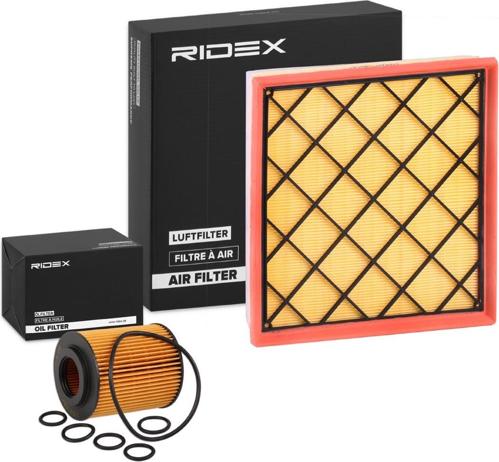 RIDEX Filterset Inspektionspaket Filtersatz für OPEL Astra J Sports Tourer (P10) Astra H Caravan (A04) ASTRA J Astra H GTC (A04) Astra J GTC (P10)