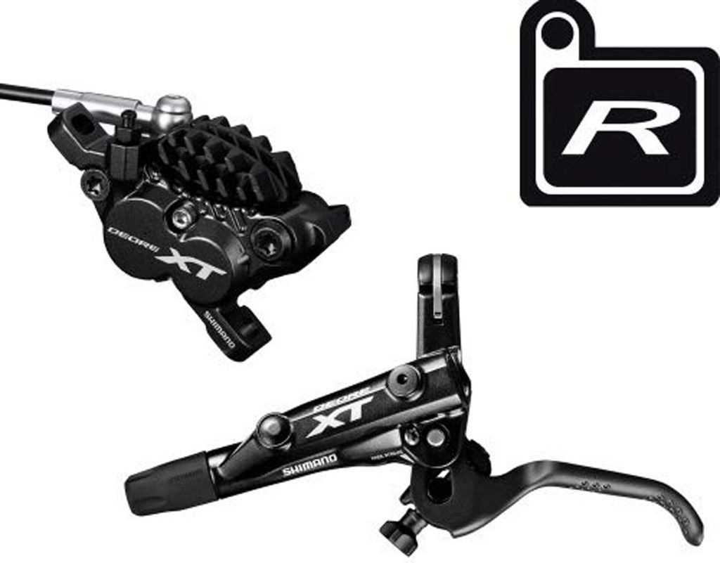 Scheibenbremse Shimano Deore XT M8020 VR, schwarz, links, mit BLM8000, 1000mm