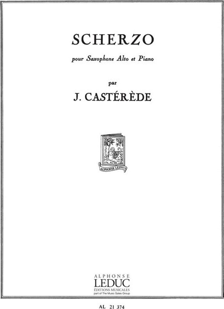Scherzo pour saxophone alto et piano