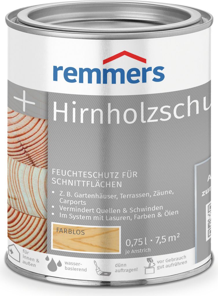 Remmers Hirnholzschutz farblos 0,75 l, Holzlasur Produktbild 