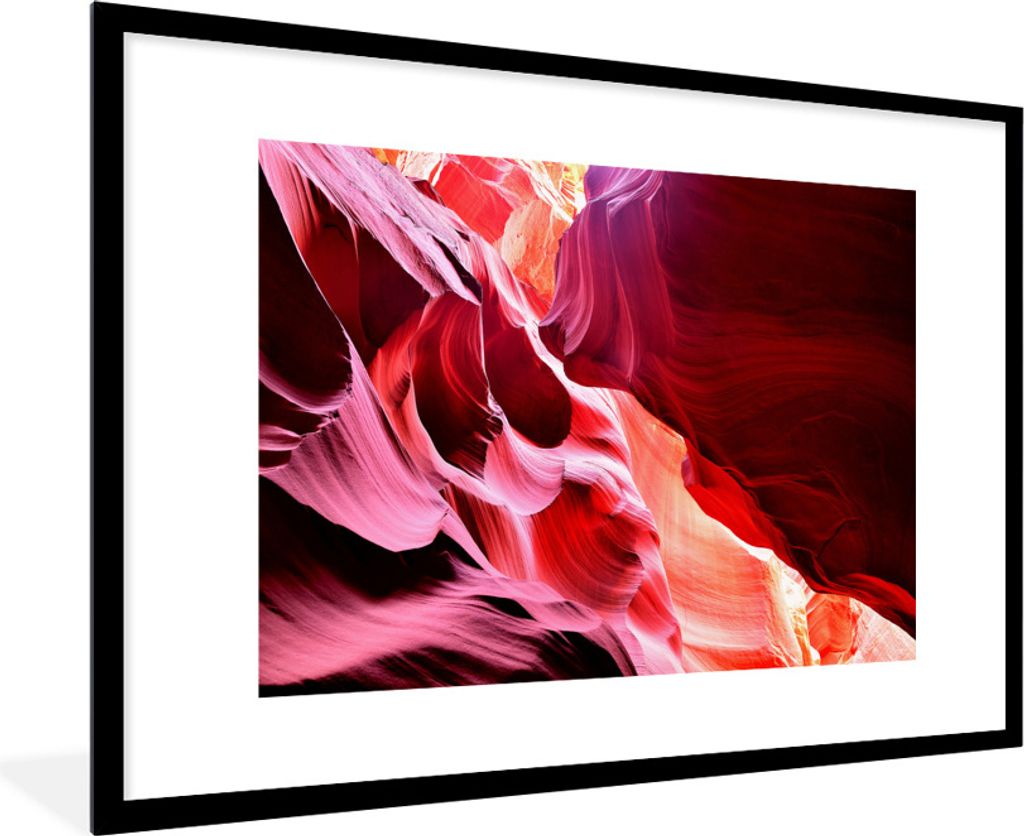 MuchoWow® Gerahmtes Poster Der Antelope Canyon unter der Produktbild 