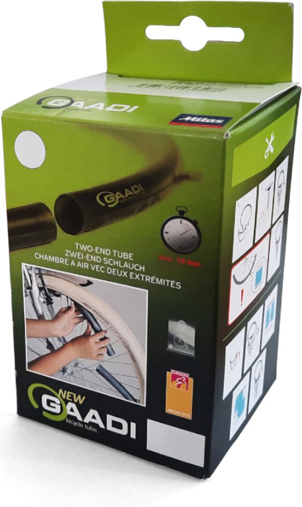 Gaadi Fahrradschlauch, 50/54-559, Dv40 schwarz