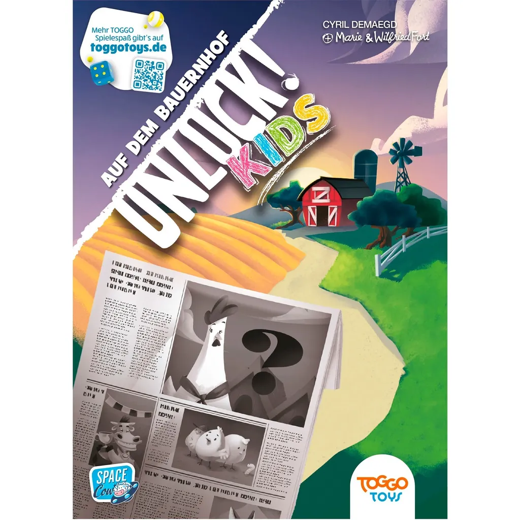 Activité éveil Déverrouiller ! Kids À la ferme pour occuper les enfants