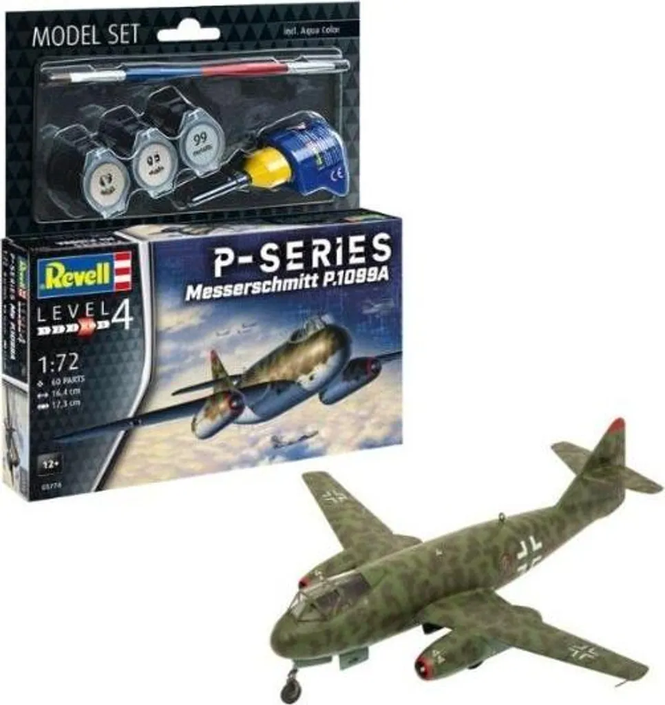 Revell Messerschmitt P.1099A 1:72 Maquette pour Collectionneur Avion