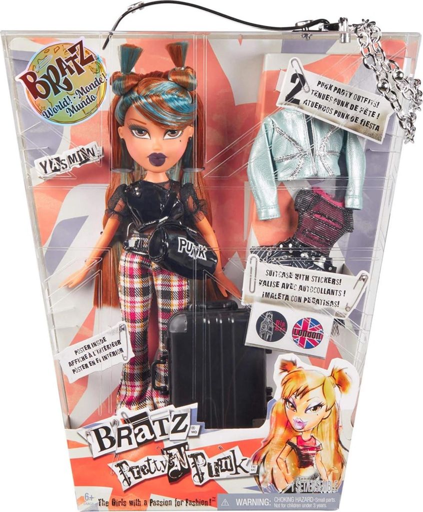 Bratz Puppe Yasmin Pretty N Punk Retro-Edition mit 2 Produktbild 