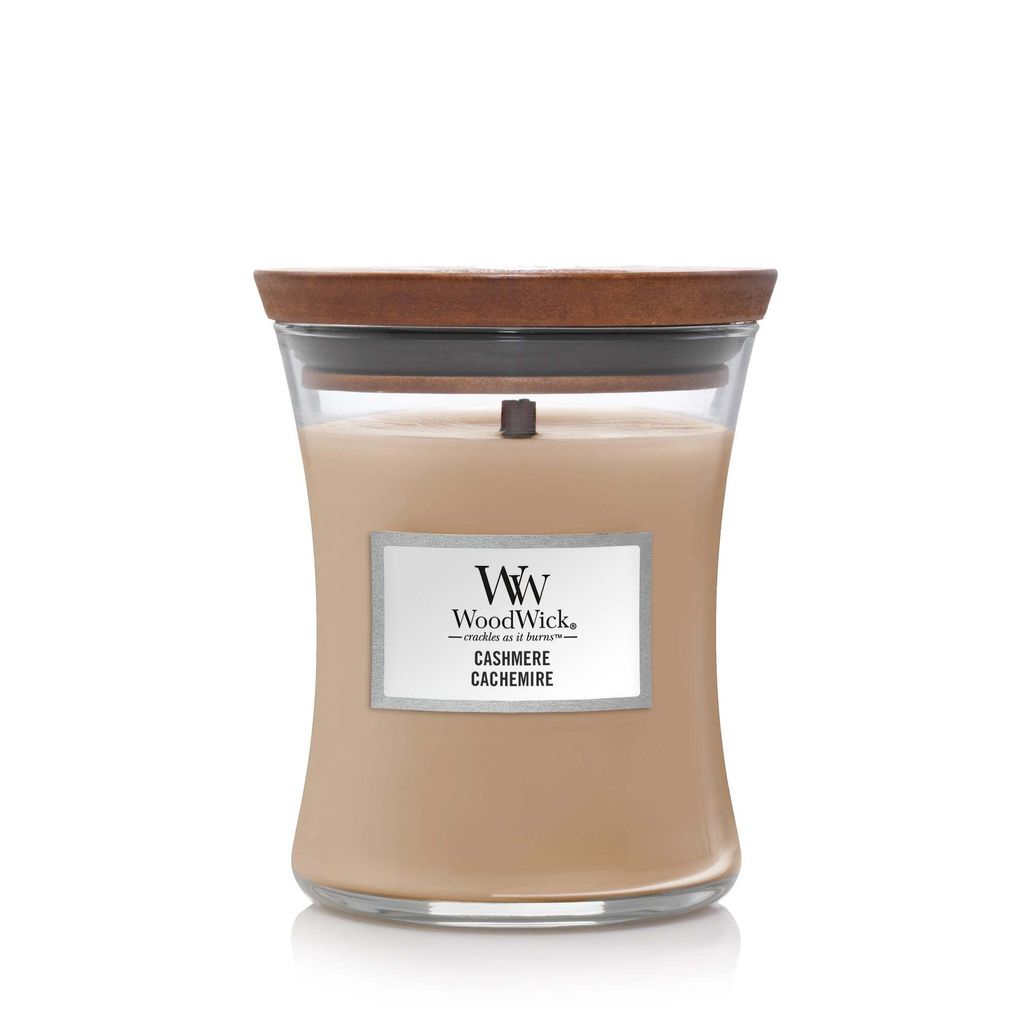 WoodWick Cashmere Duftkerze mit Holzdocht 275 g Produktbild 6