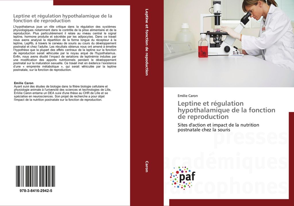 Leptine et régulation hypothalamique de la fonction de reproduction