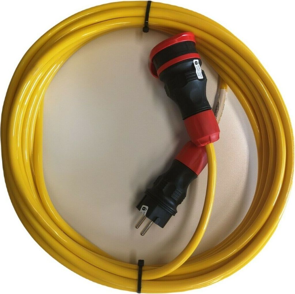 Verlängerungskabel 50m Starkstromkabel 16A 230V Schuko 3x1,5