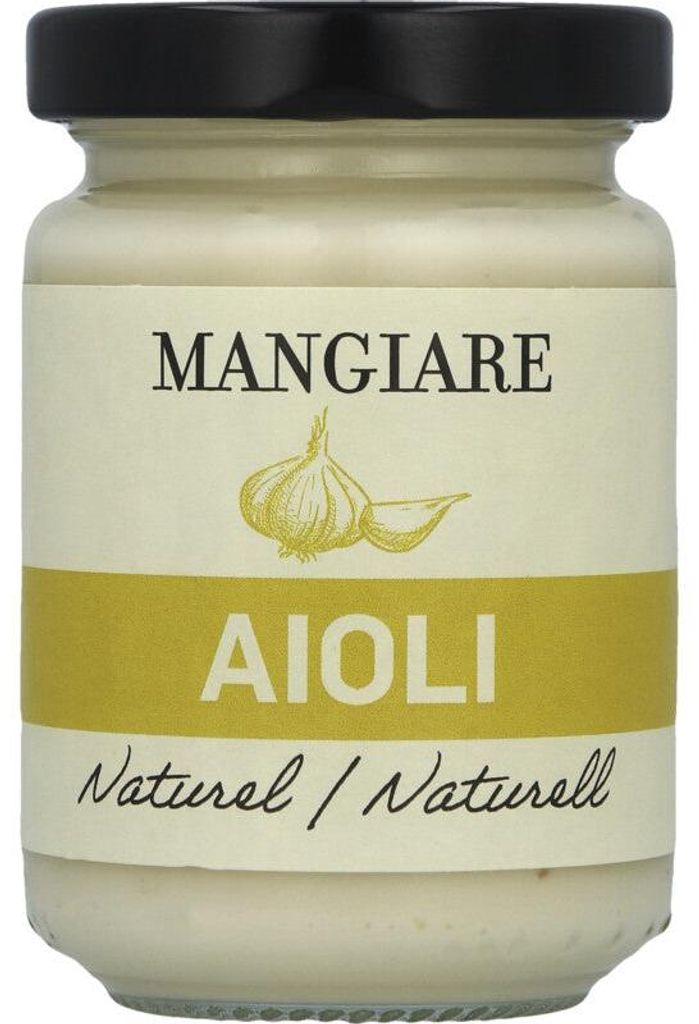 Mangiare Allioli 130g – Mayonesa cremosa de ajo, ideal para Imagen del producto 