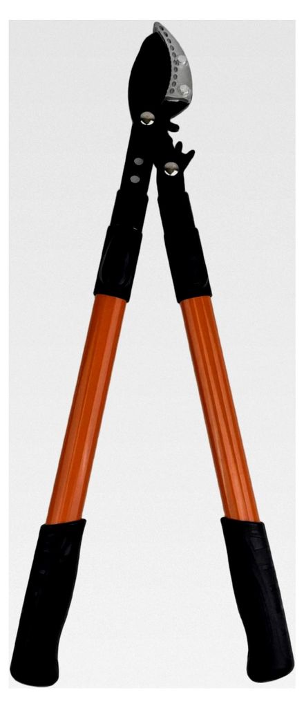 Teleskop-Astschere, gehärteter Präzisionsstahl, mit antihaftbeschichteten Klingen, rutschfester Griff, Länge: 65 cm, geeignet für frisches Holz...
