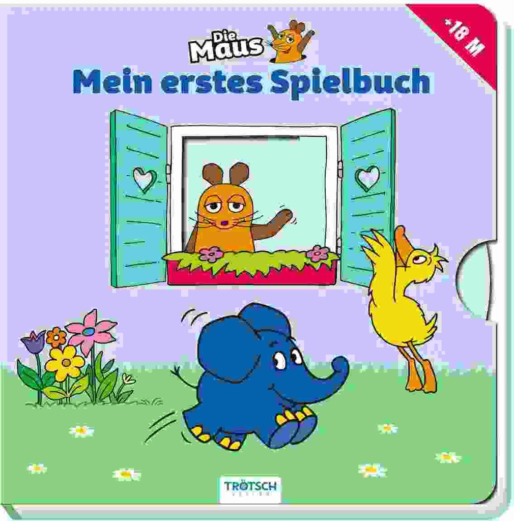 Trötsch Die Maus Pappenbuch Mein erstes Spielbuch