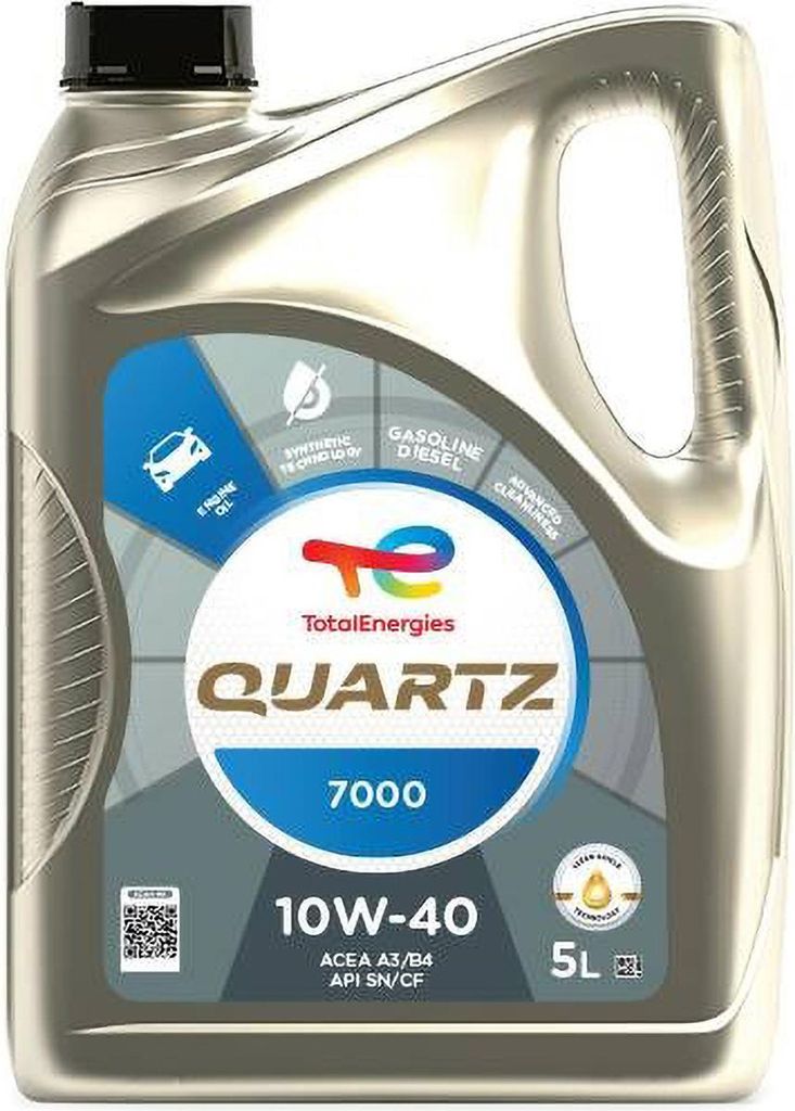 TotalEnergies Quartz 7000 für 10W-40 5 Liter Motoröl Produktbild 