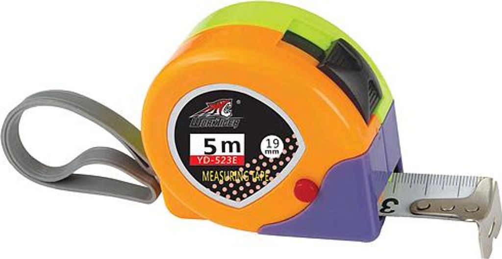 Meter Strend Pro WorkTiger YD23, 2 m, 13 mm, Rollbandmaß, ABS