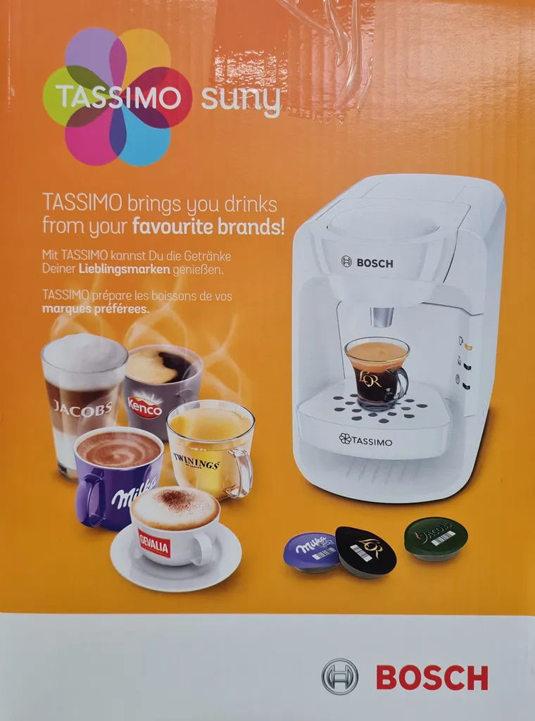 Machine à café Bosch Tassimo Suny TAS3104 Blanc 1300W multi-boisson - 5