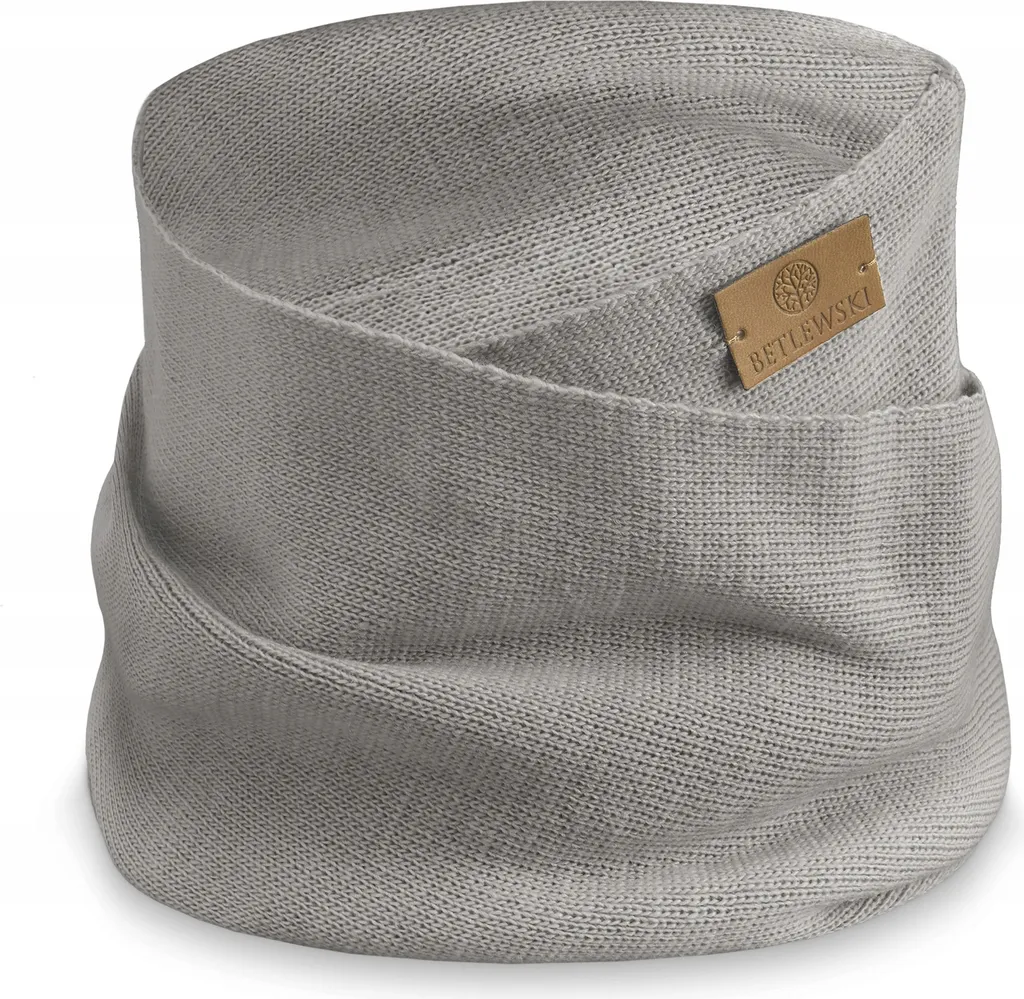 BDZK-B1 GRIGIO Sciarpa per bambini INVERNO