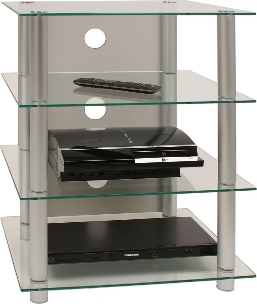 Hifi nábytek Rack Alu Glass Phono Mediaregal Blados Obrázek produktu 