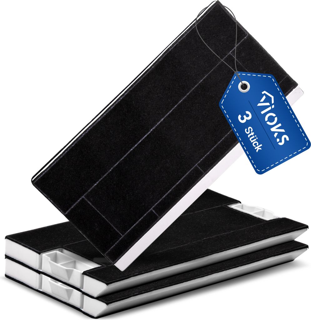 Kohlefilter 3-er Set passend wie Balay 00434229 für Dunstabzugshaube